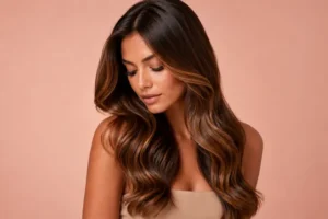 Résultat de la routine Renaissance Hair K Paris sur cheveux abîmés avec une chevelure brillante et réparée
