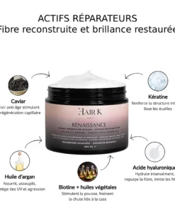 ingredient masque reparation intense cheveux abimes hair k paris soins cheveux Hair K Paris