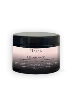 Masque Cheveux abîmés • Réparation et Hydratation Intense • Renaissance • Kératine et Acide Hyaluronique