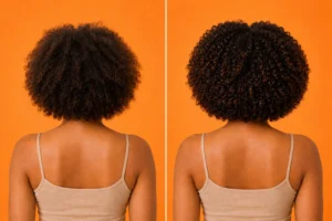 hair k paris cheveux afro boucles definies avant apres curl - Hair K Paris Résultat avant après de la routine Curl Hair K Paris sur cheveux afro. Boucles plus définies, hydratées, disciplinées et protégées contre les frisottis pour une chevelure souple et naturellement sublimée.