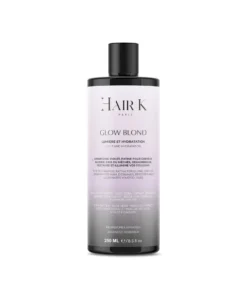 Glow Blond Hair K Paris Violet Whitening Shampoo para cabelos loiros com mechas ou descoloridos
