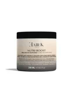 Mascarilla NutriBoost Hair K Paris: nutrición e hidratación intensas para cabellos secos a normales, con brillo espejo y tacto sedoso