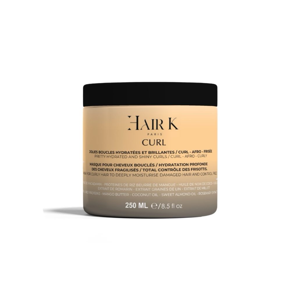 masque curl 1 soins cheveux Hair K Paris