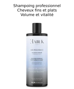 shampoing professionnel cheveux fins plats hair k paris - Hair K Paris Shampoing professionnel Hair K Paris Abondance pour cheveux fins, volume et vitalité, flacon 250 ml