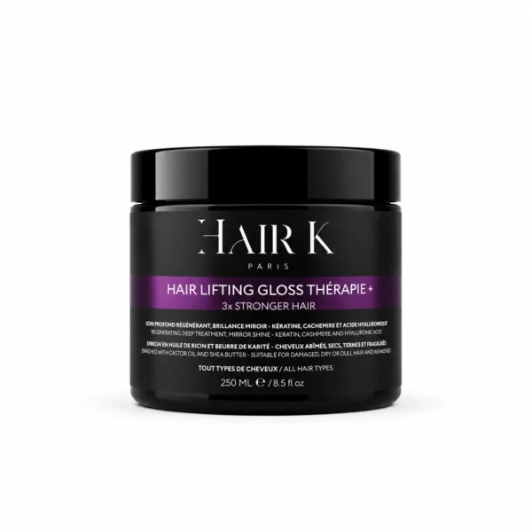 soin profond reparation cheveux hair k paris - Hair K Paris Hair K Paris Hair Lifting Gloss Thérapie+ 250 ml soin régénérant brillance miroir pour cheveux secs abîmés et fragilisés